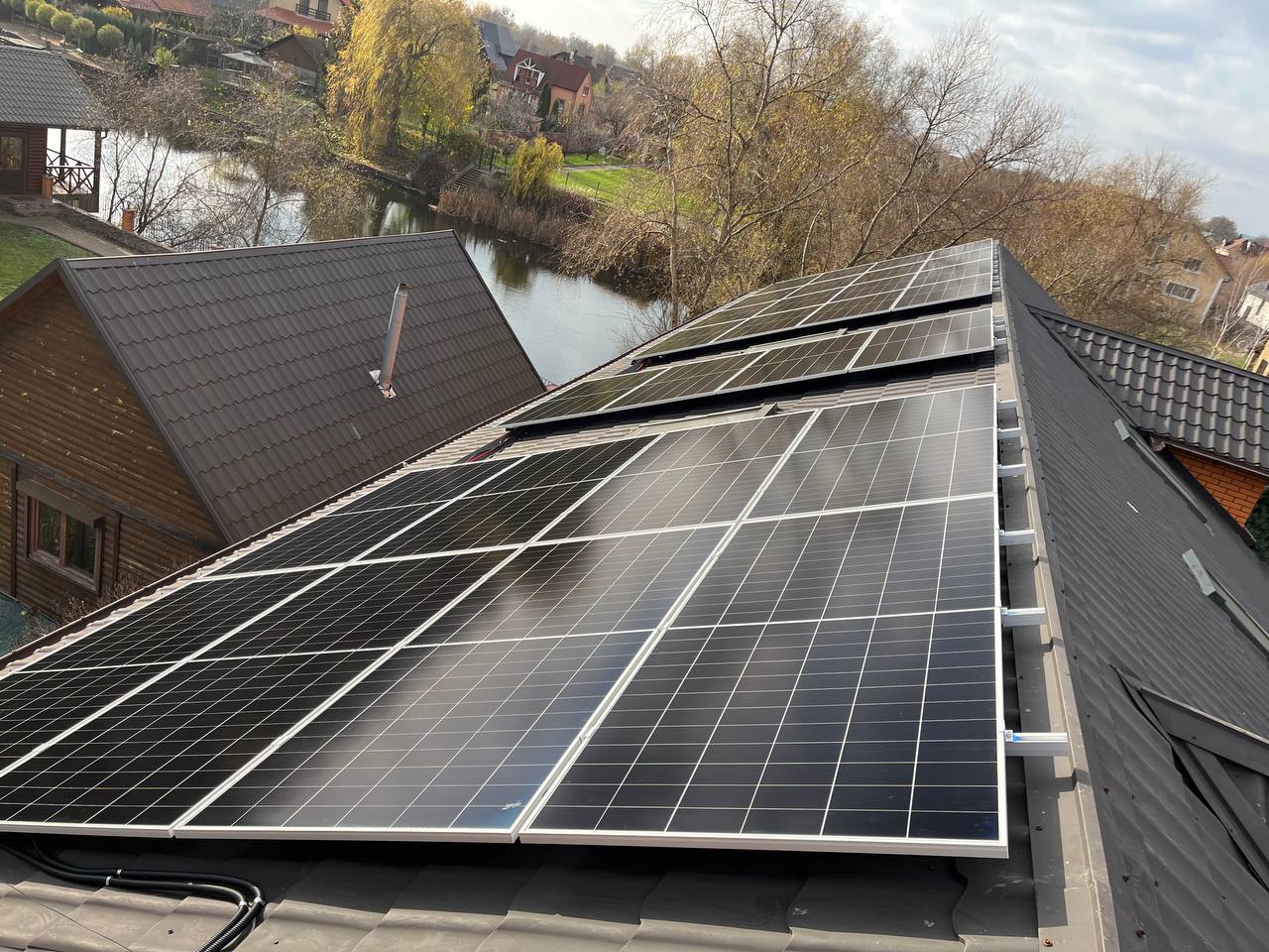 Work photo: Solar panels & inverter installation